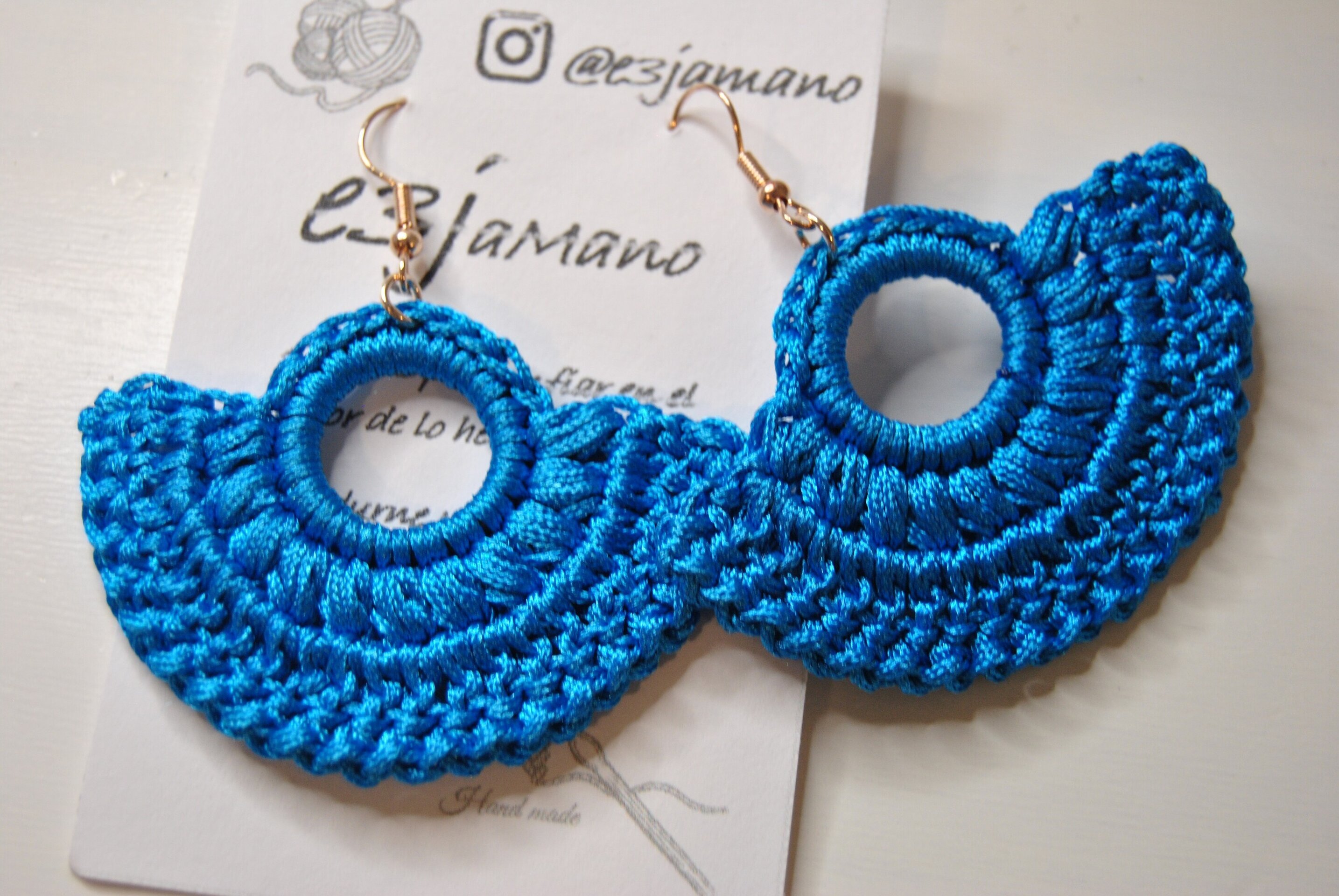 PENDIENTES DE CROCHET - 2