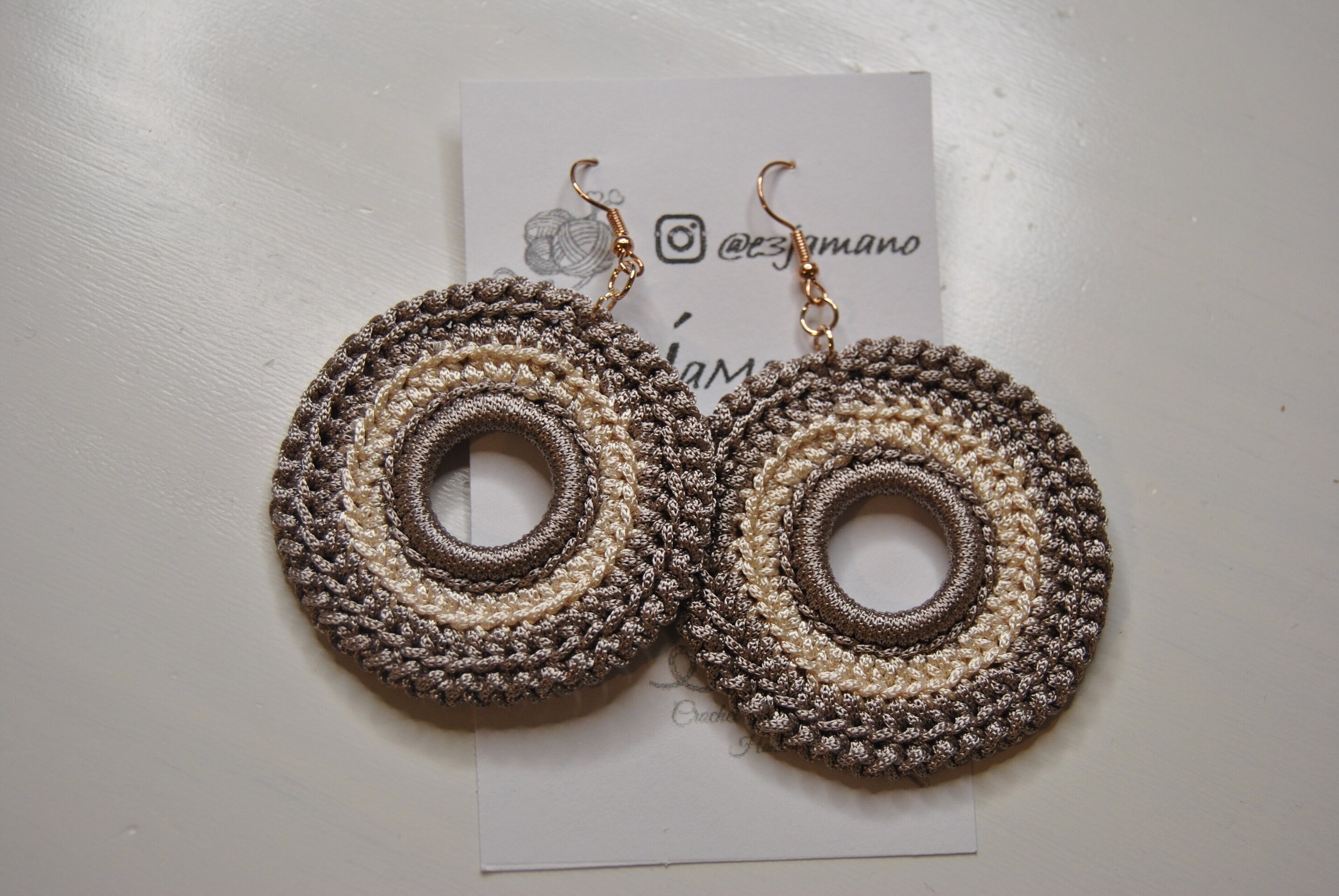PENDIENTES DE CROCHET - 2