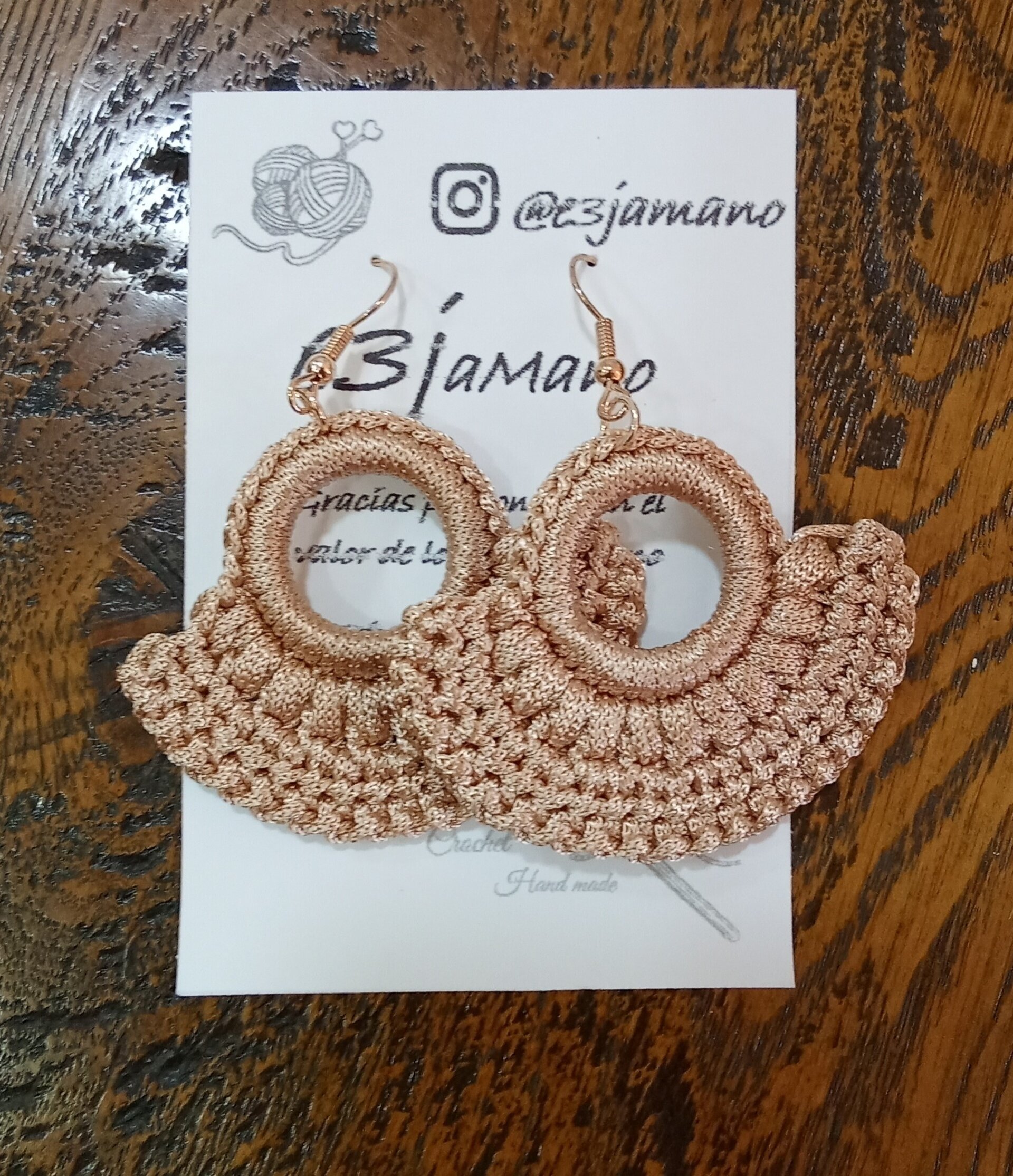 PENDIENTES DE CROCHET - 2