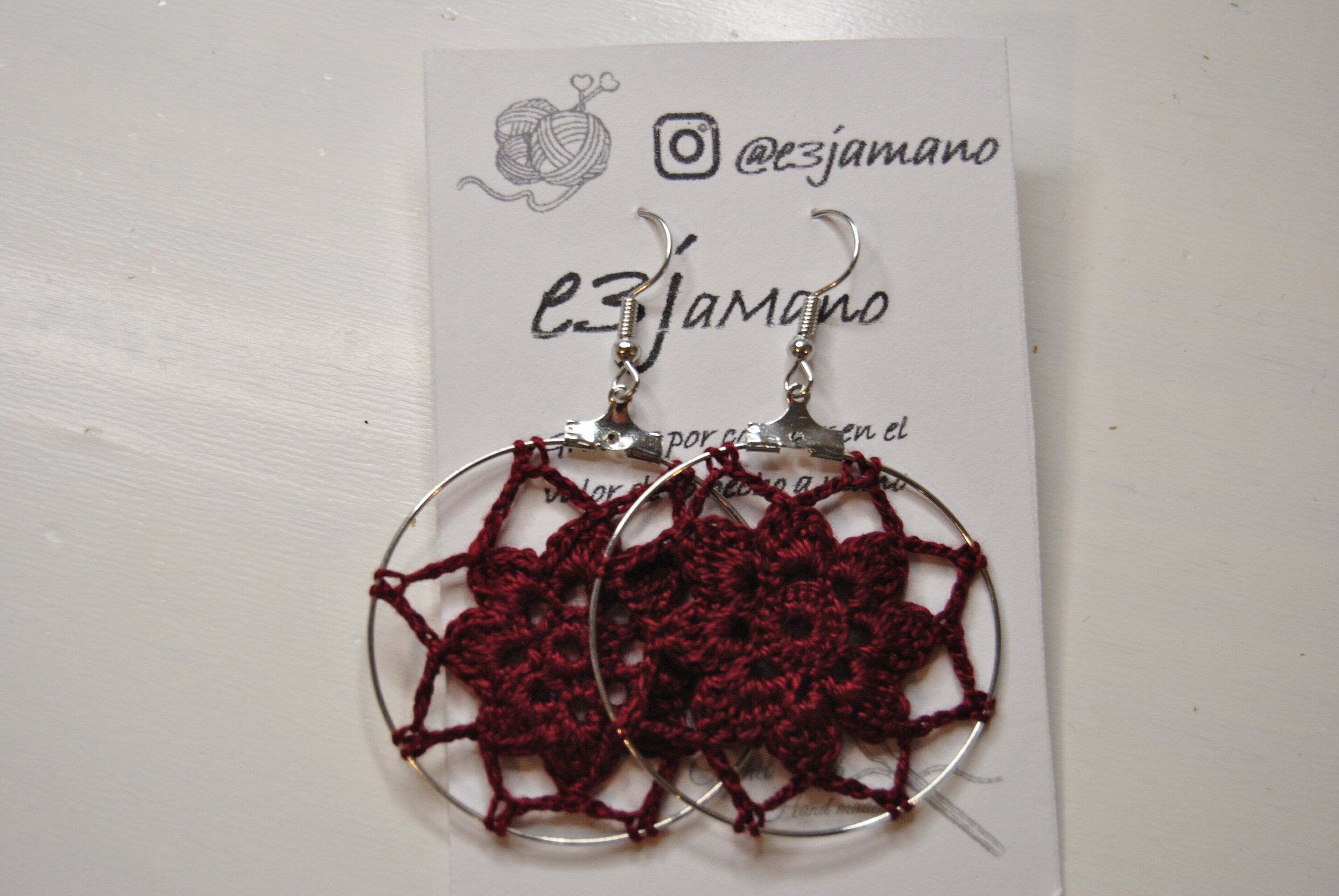 PENDIENTES DE CROCHET - 4