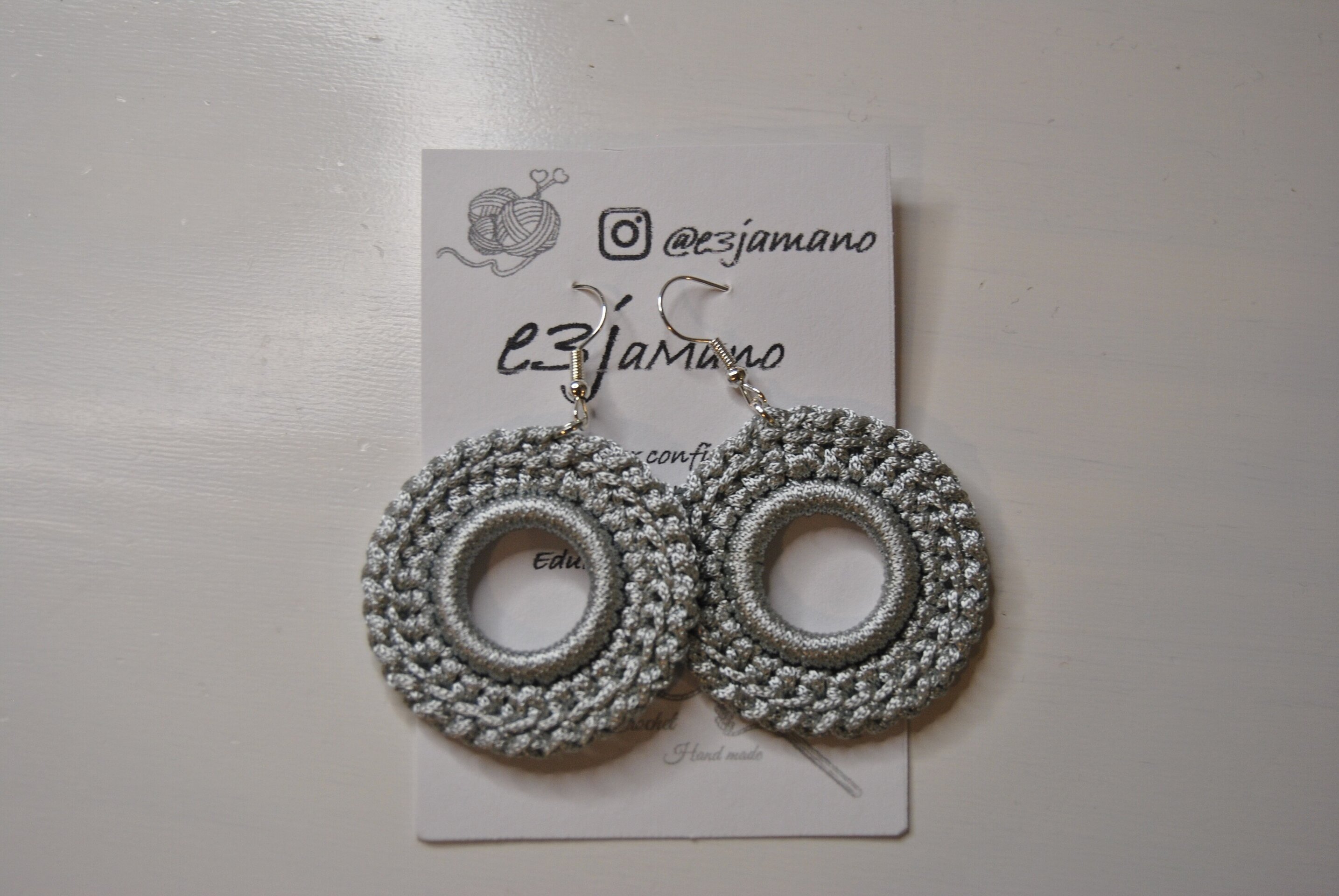 PENDIENTES DE CROCHET - 4
