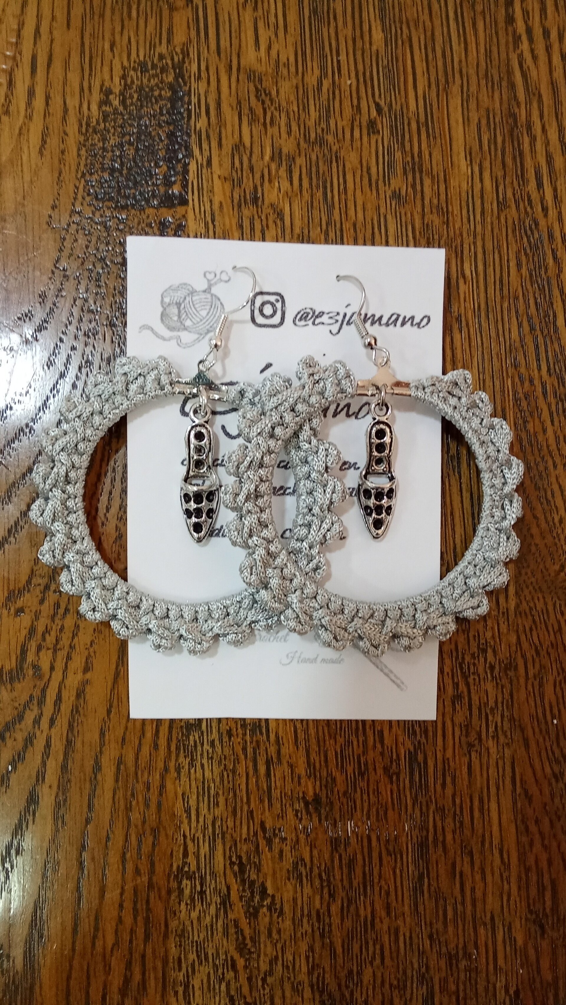 PENDIENTES DE CROCHET - 3