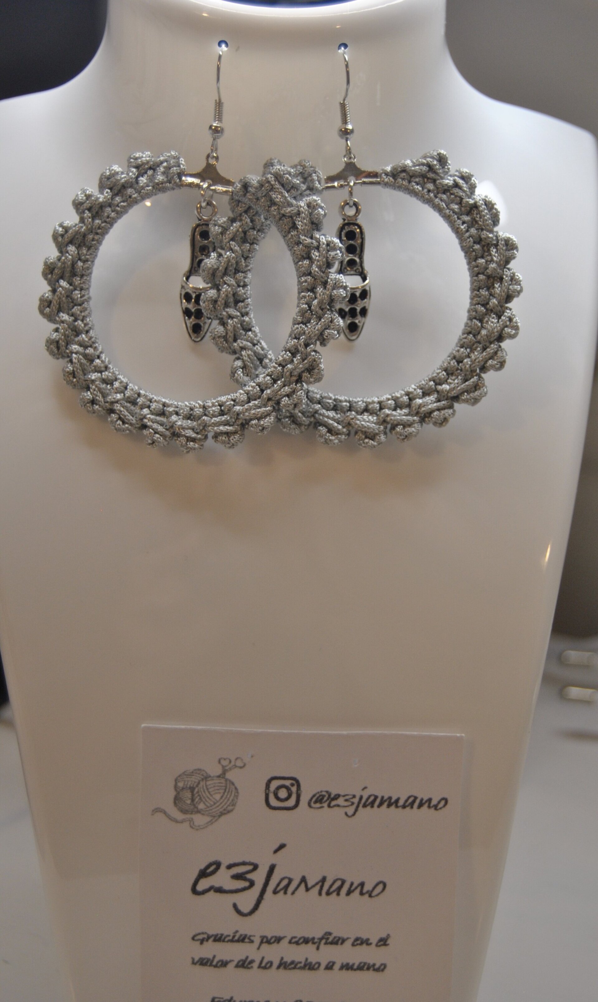 PENDIENTES DE CROCHET - 2