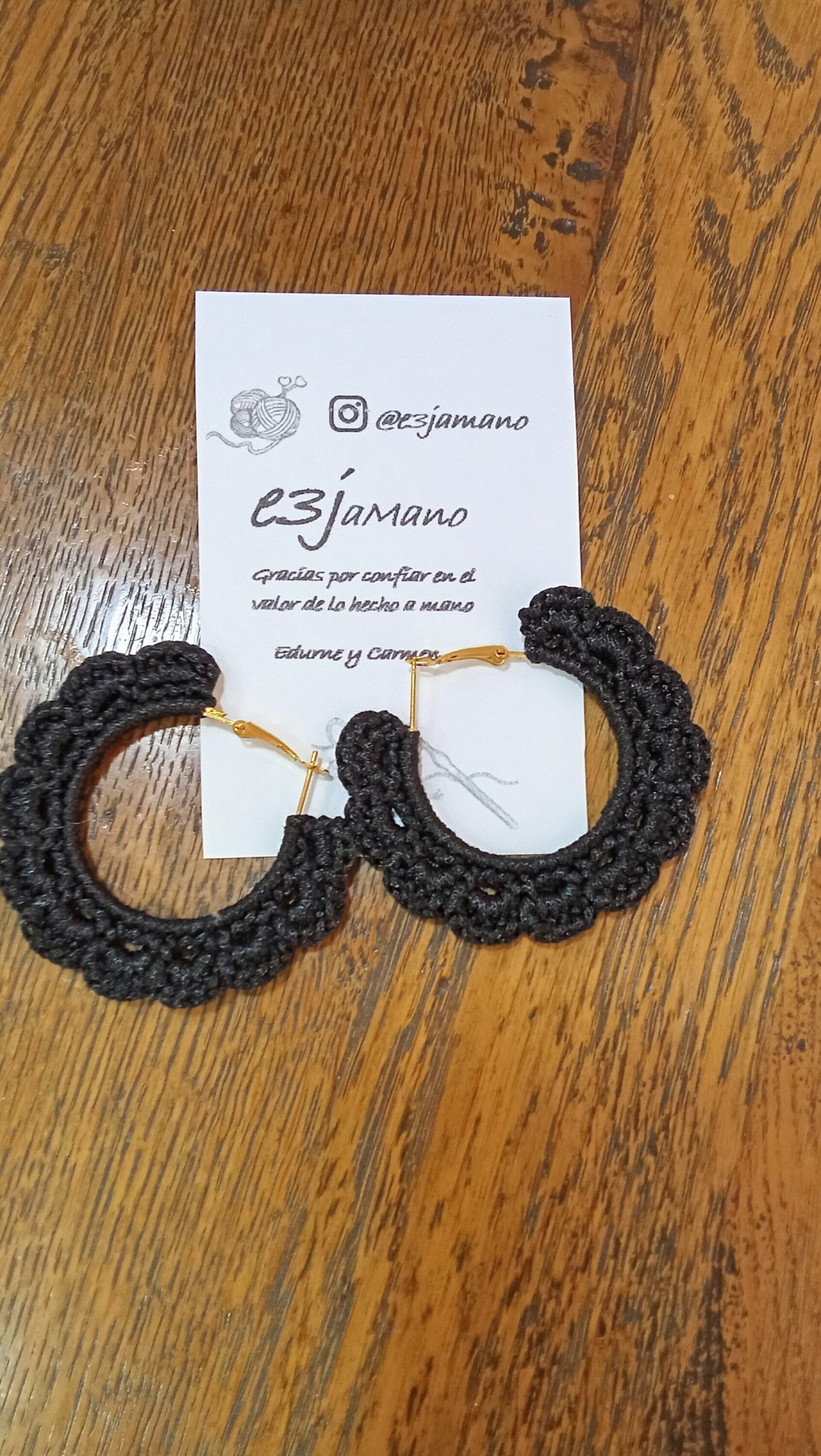 PENDIENTES DE CROCHET - 3
