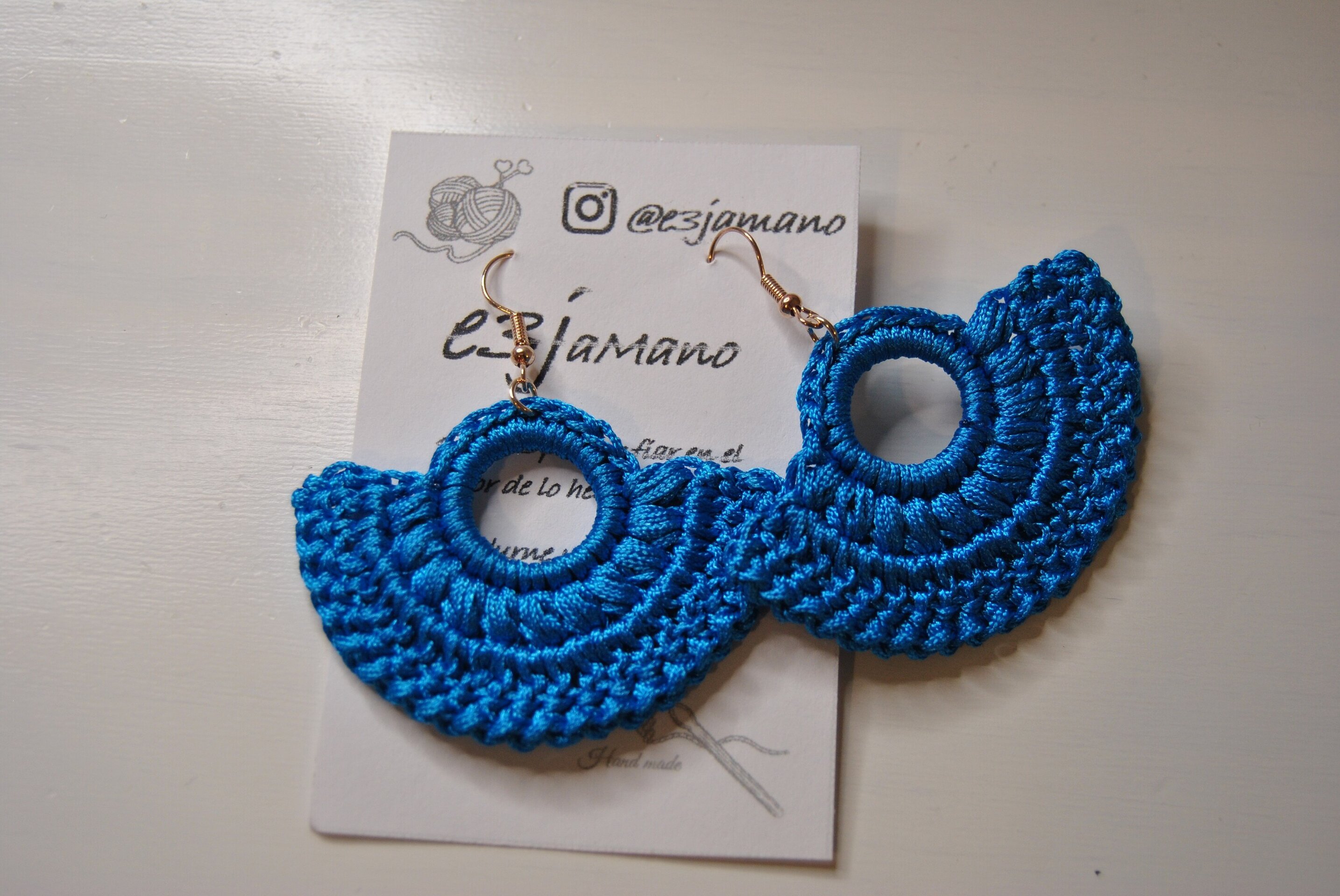 PENDIENTES DE CROCHET - 4