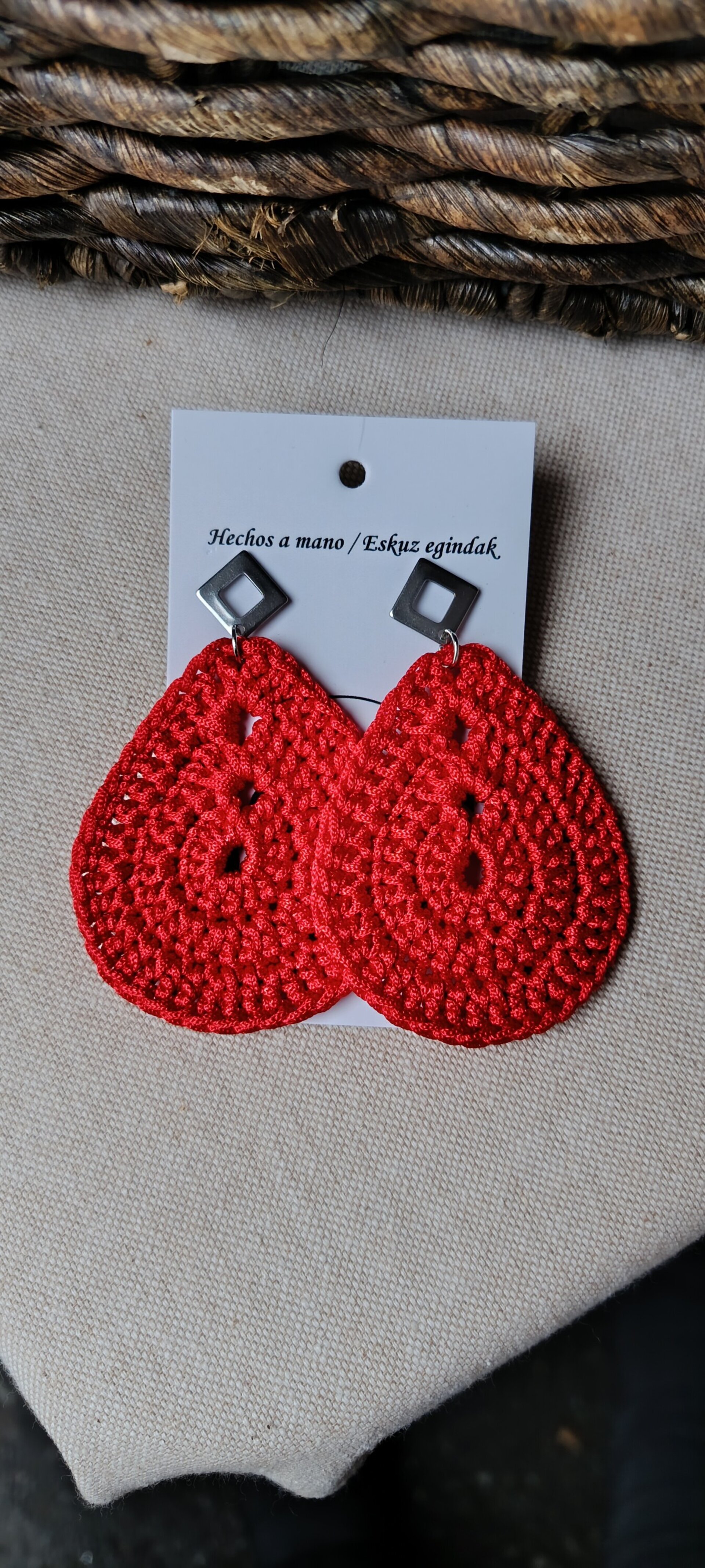 PENDIENTES DE CROCHET - 4