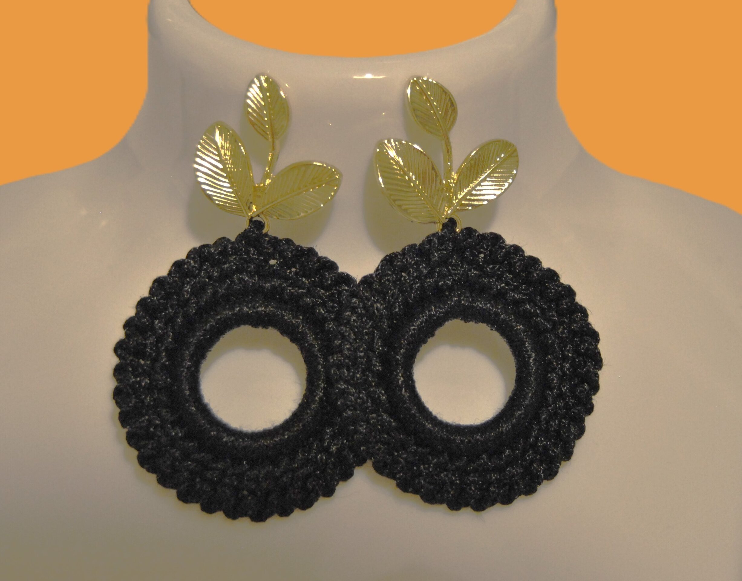 PENDIENTES DE CROCHET - 3