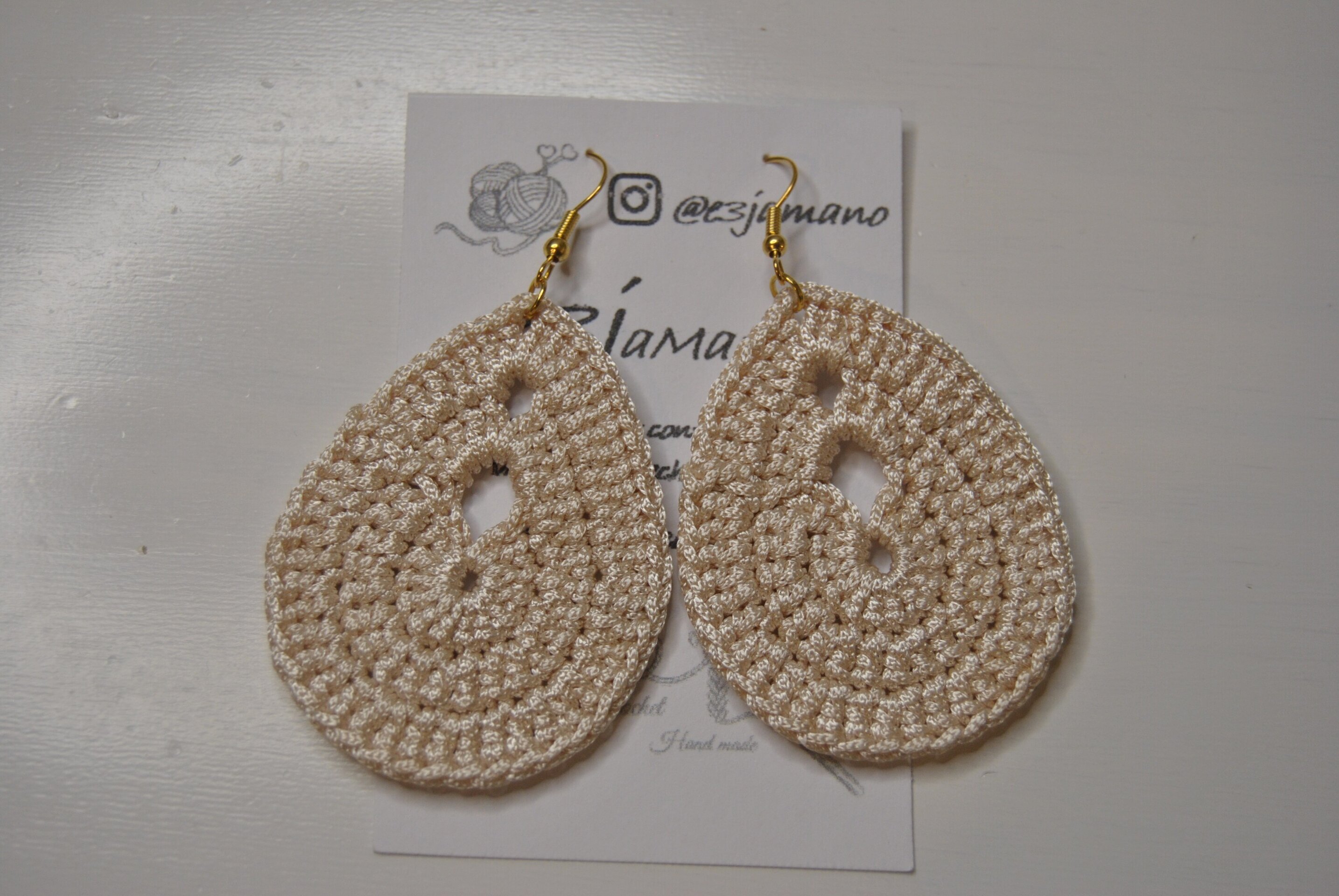 PENDIENTES DE CROCHET - 4