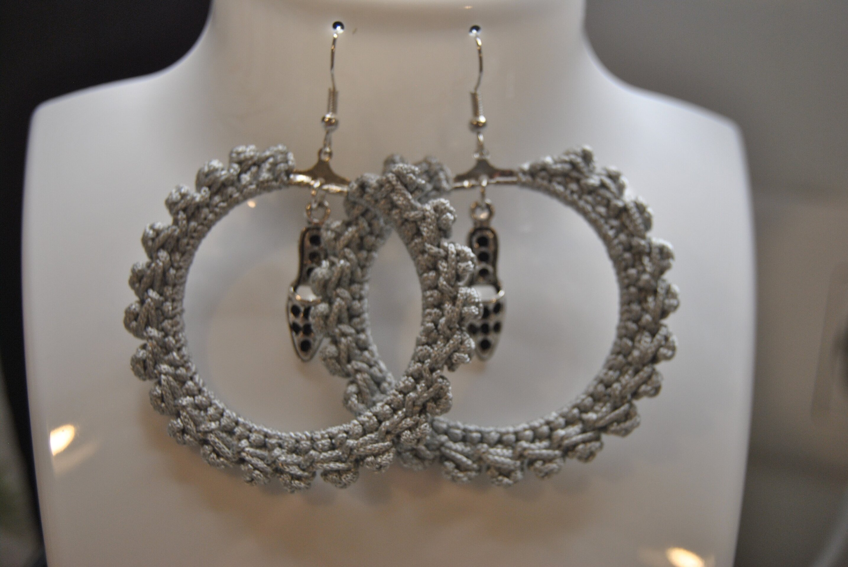 PENDIENTES DE CROCHET - 4