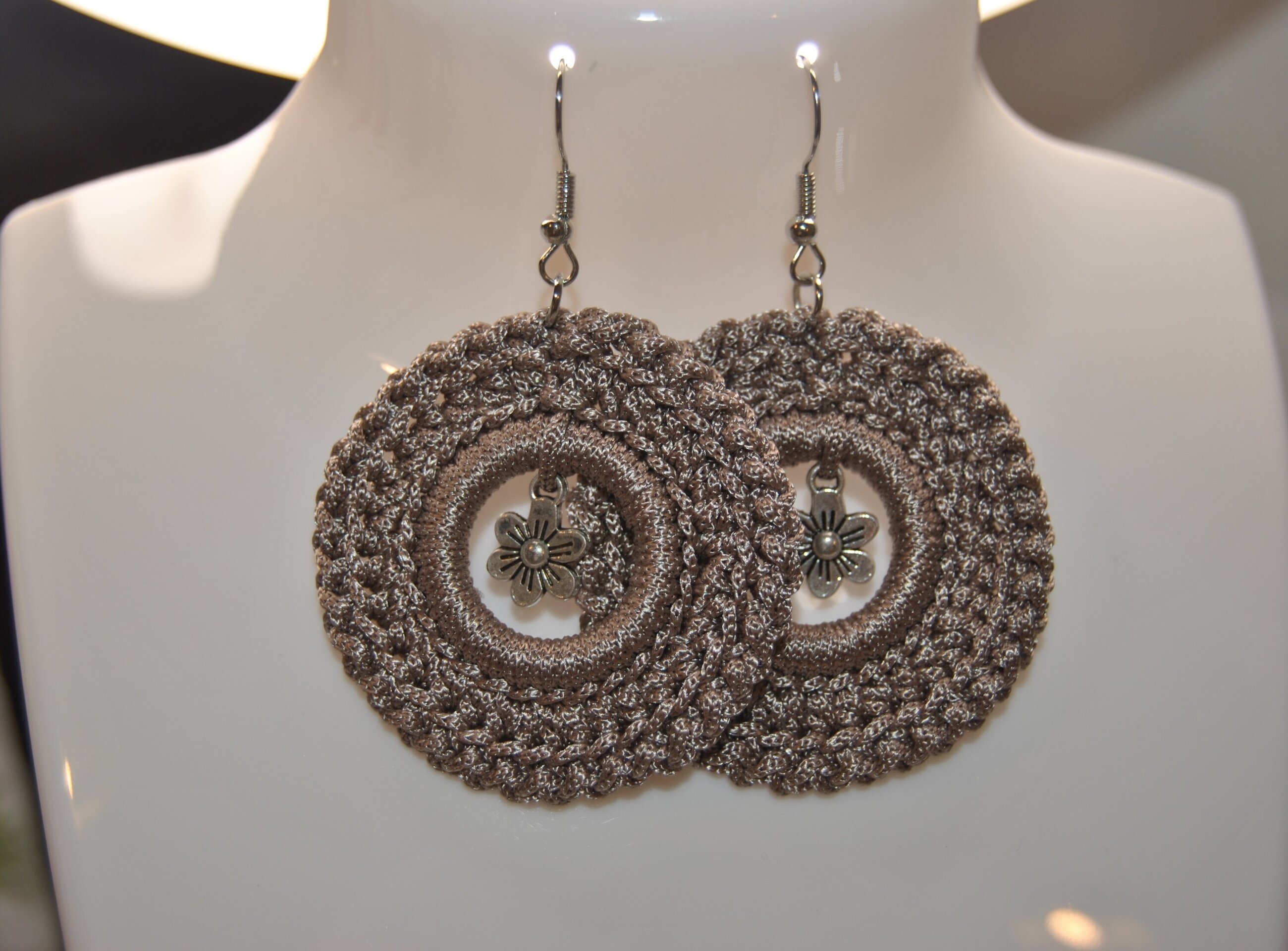 PENDIENTES DE CROCHET - 4