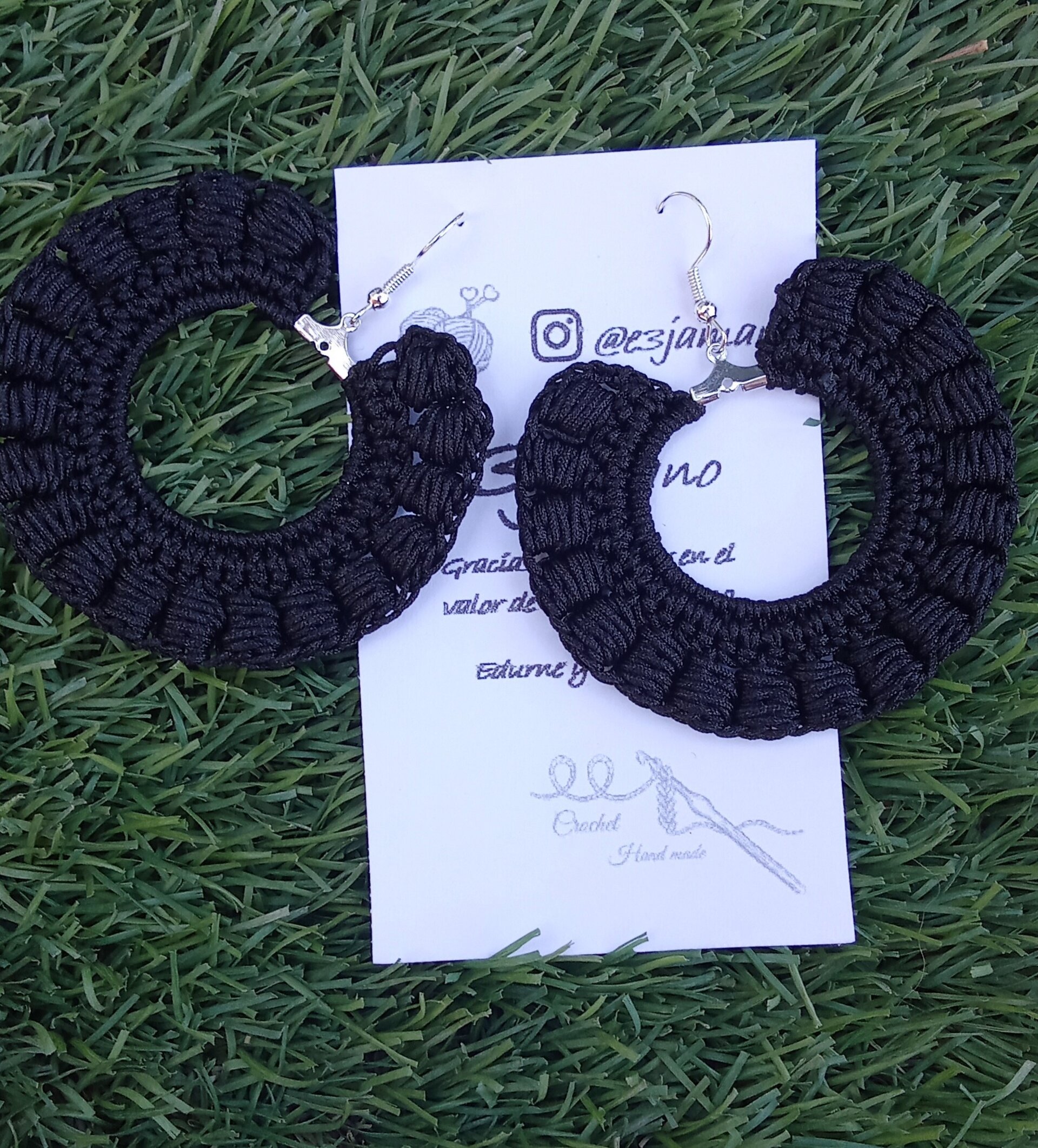 PENDIENTES DE CROCHET - 4