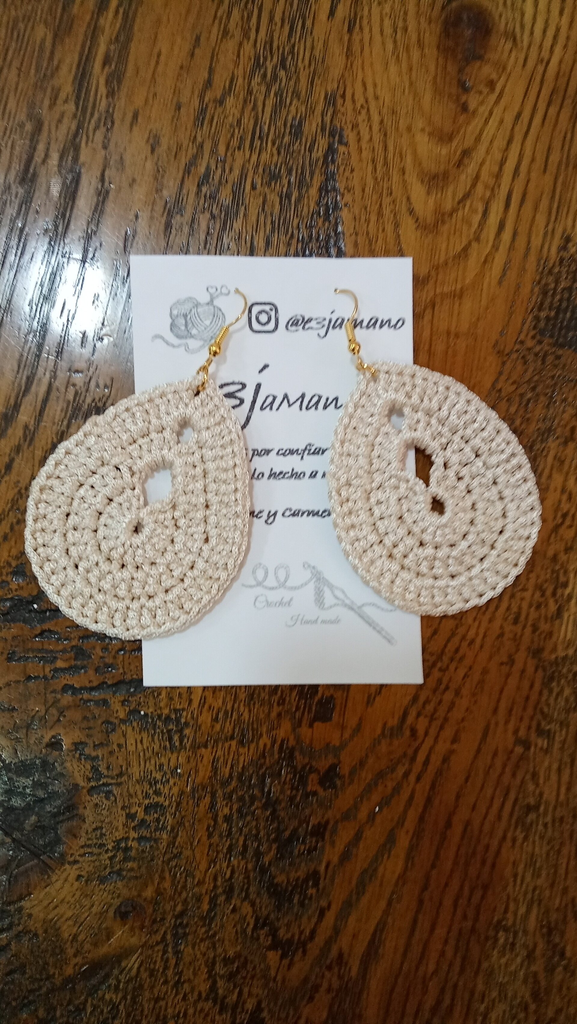 PENDIENTES DE CROCHET - 2