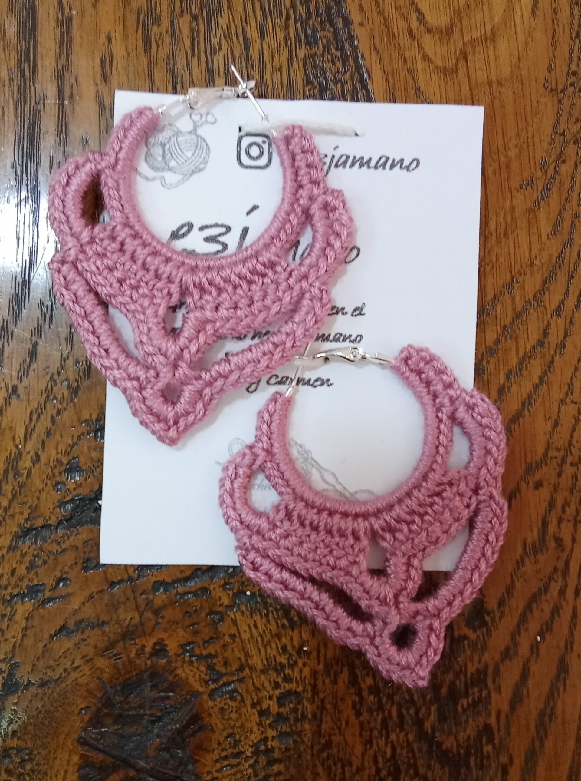 PENDIENTES DE CROCHET - 2