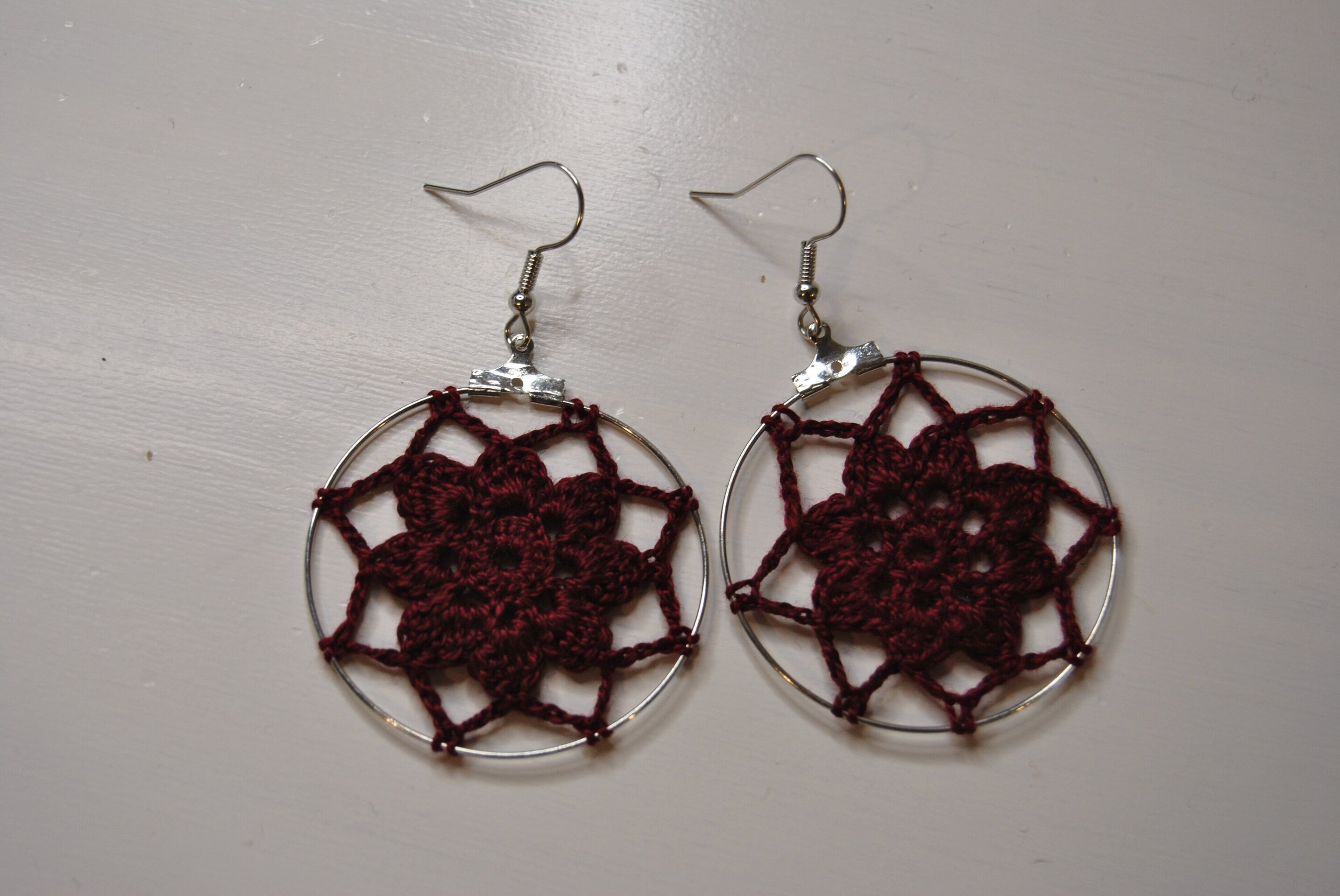 PENDIENTES DE CROCHET - 3
