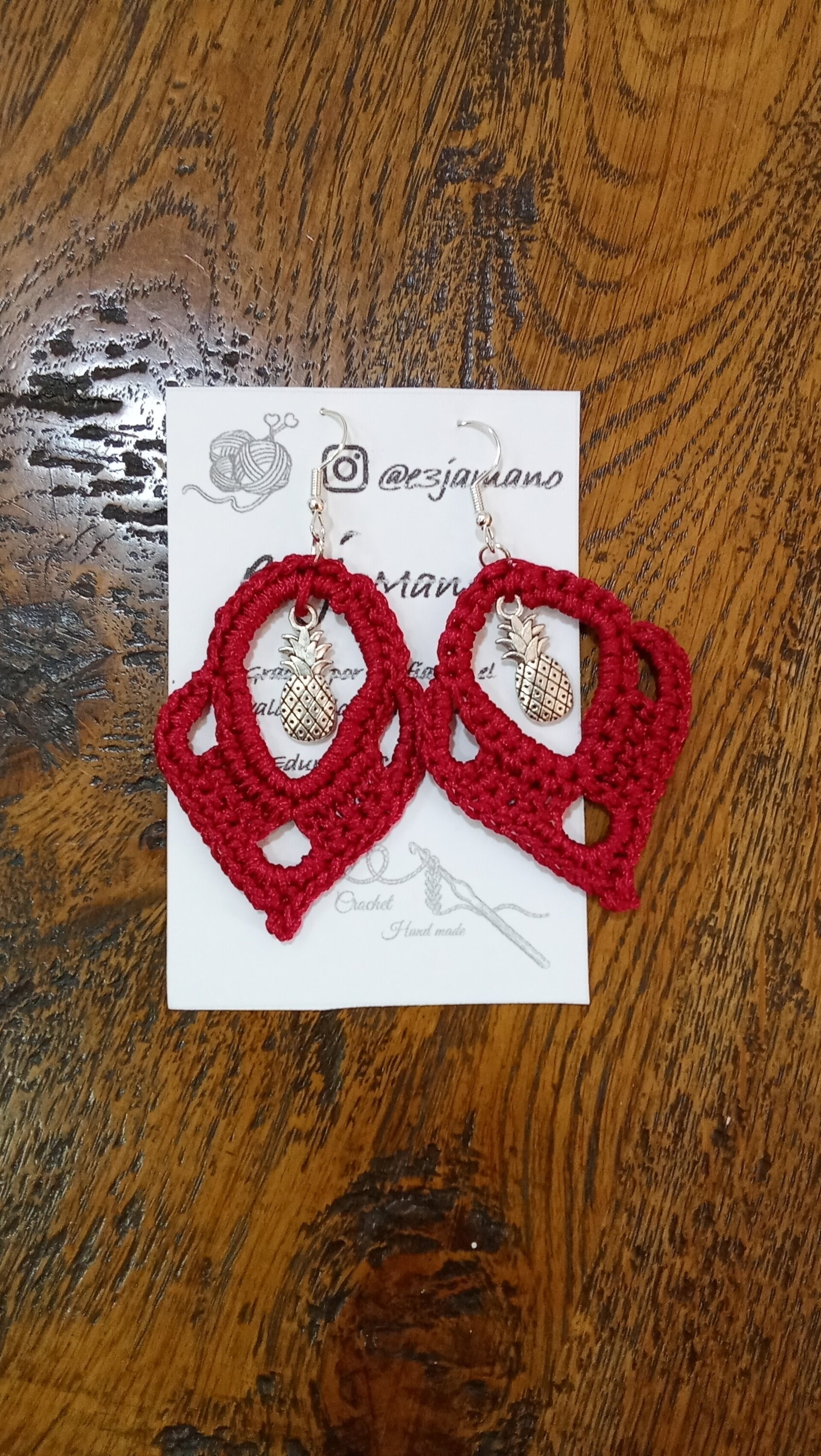 PENDIENTES DE CROCHET - 2