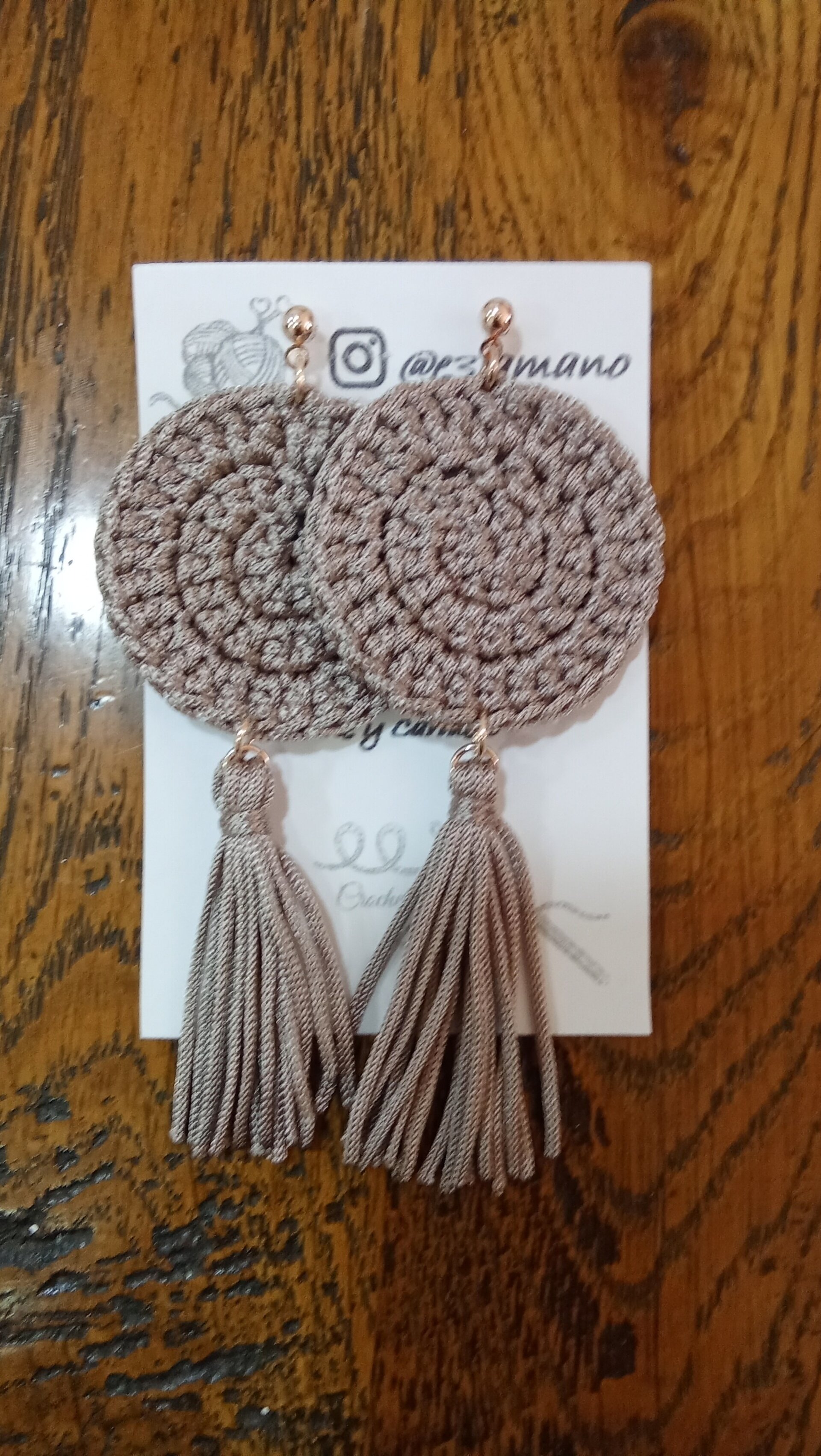 PENDIENTES DE CROCHET - 2