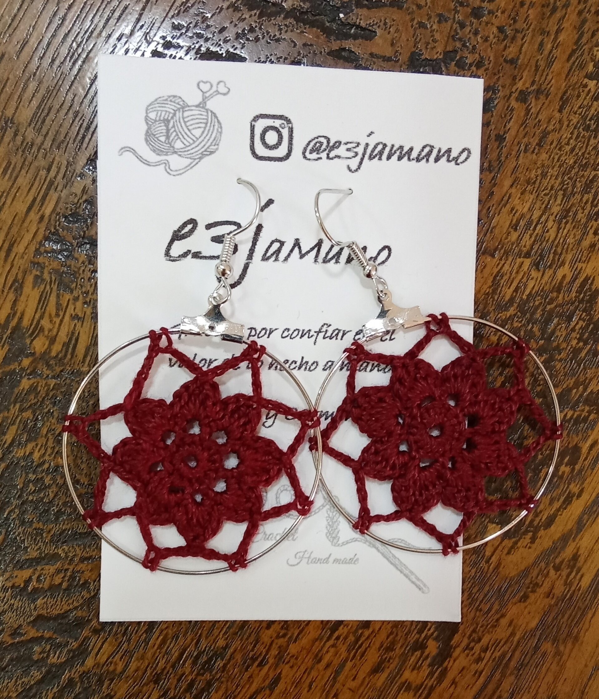 PENDIENTES DE CROCHET - 2