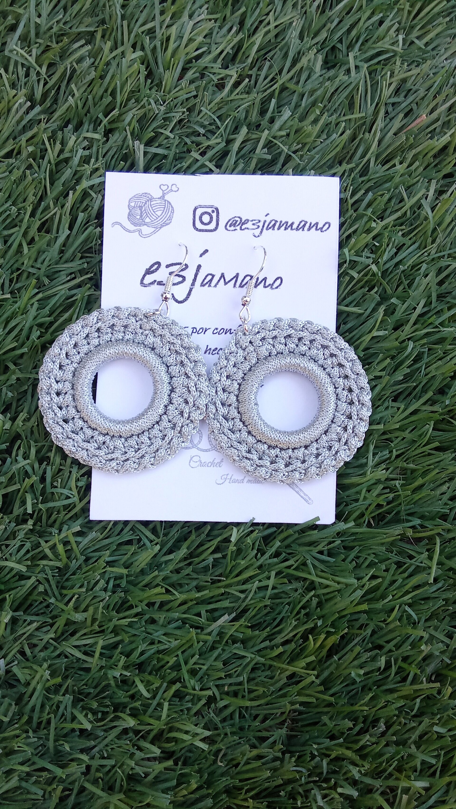 PENDIENTES DE CROCHET - 3