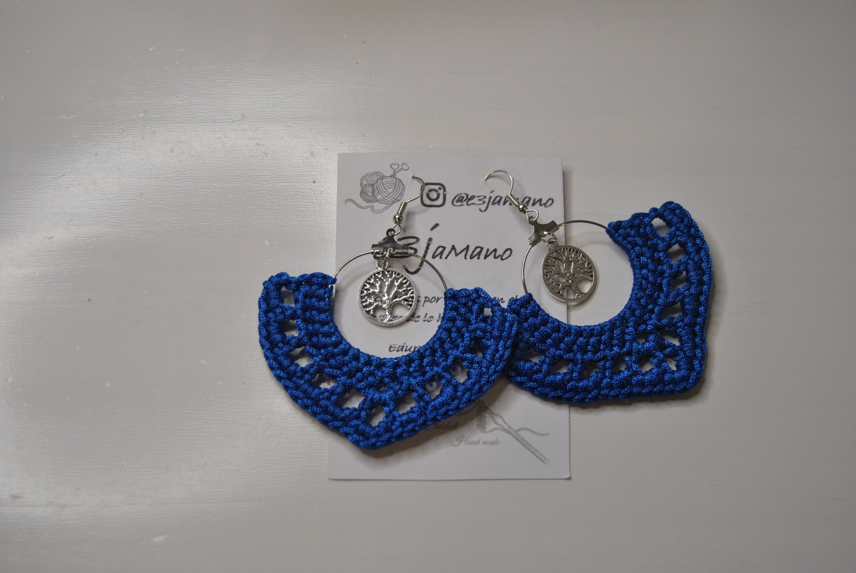 PENDIENTES DE CROCHET - 3