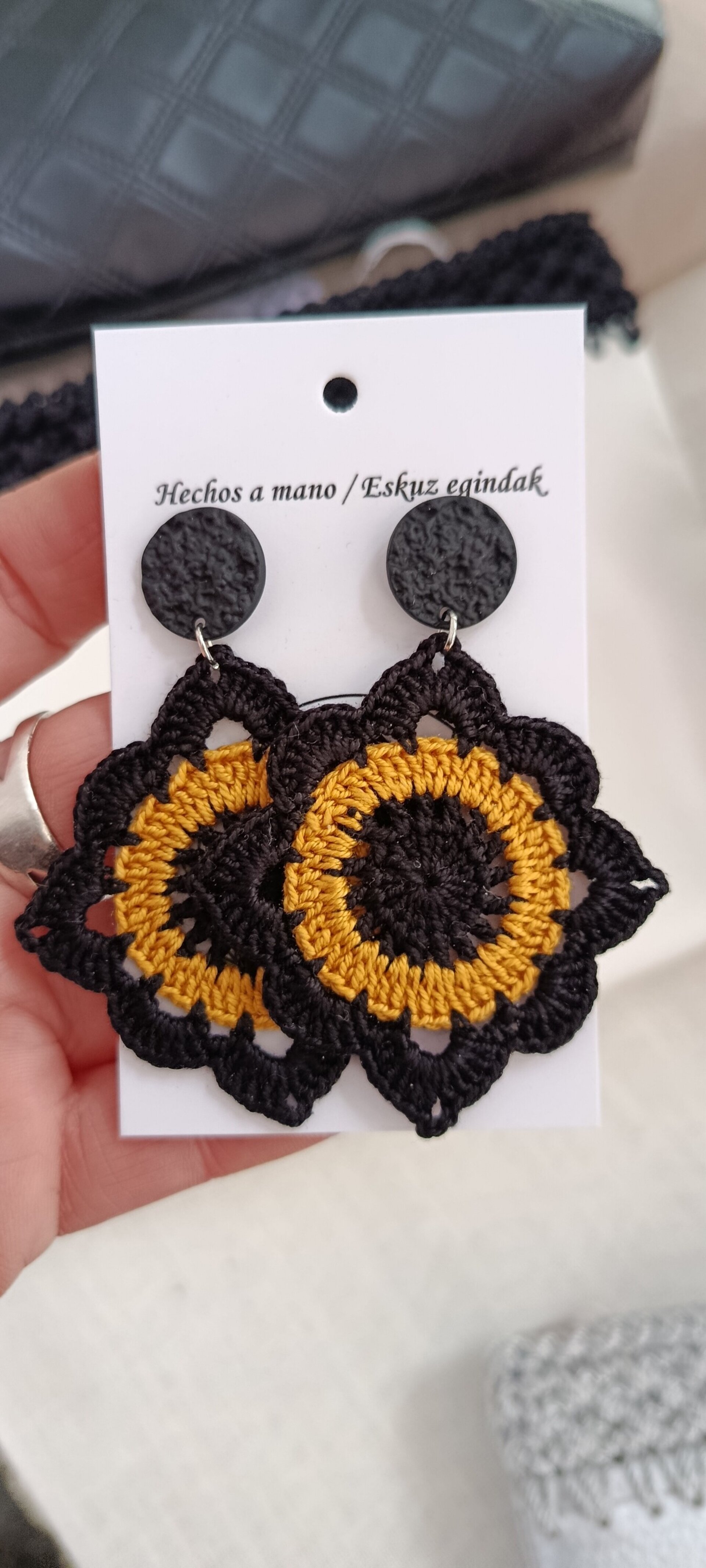 PENDIENTES DE CROCHET - 3