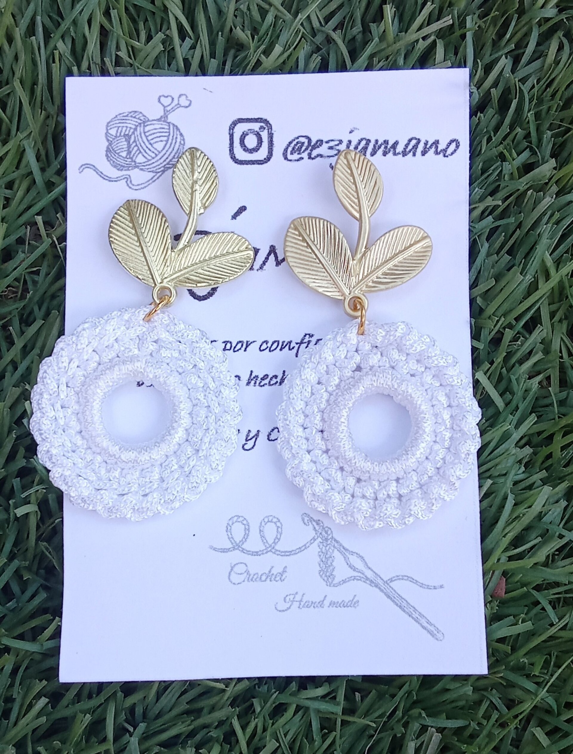 PENDIENTES DE CROCHET - 3