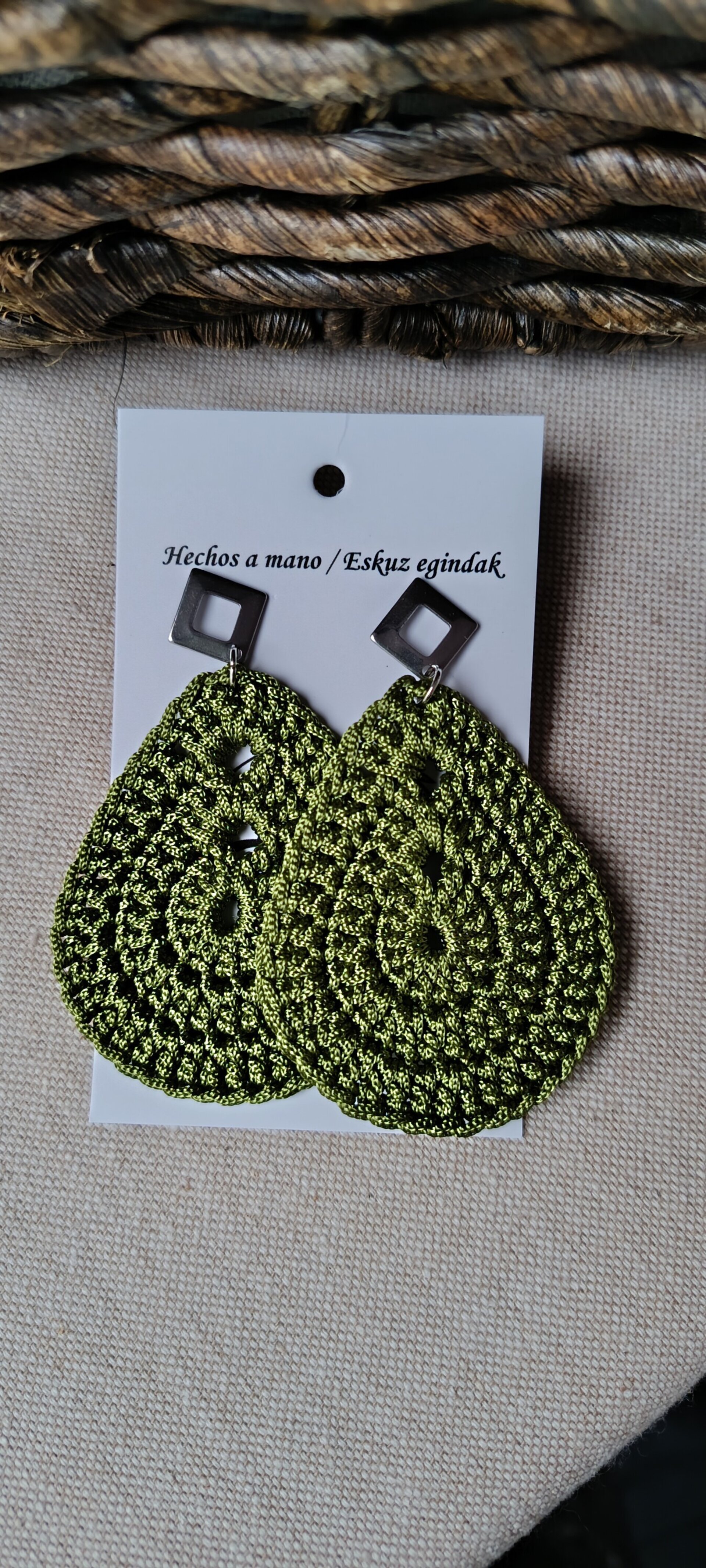 PENDIENTES DE CROCHET - 6