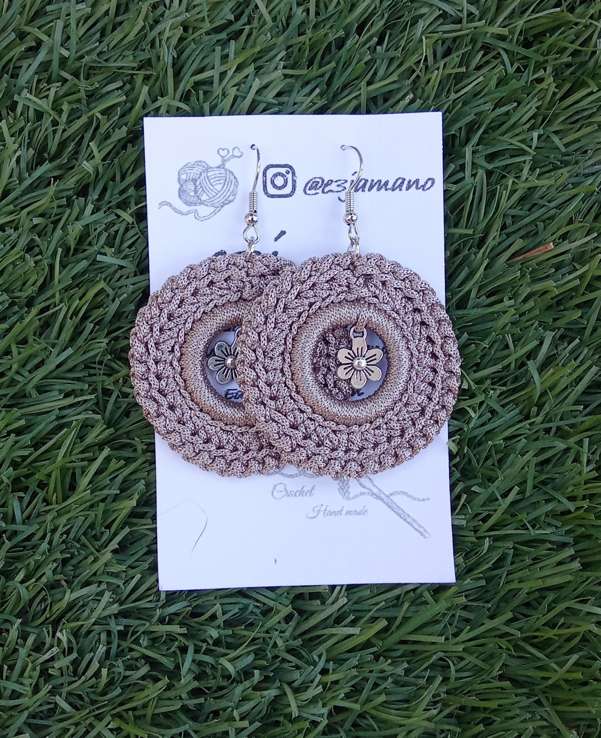 PENDIENTES DE CROCHET - 3